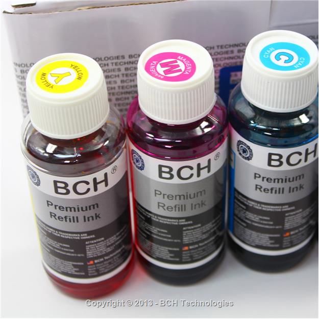 BCH Canada Premium 600 ml 20oz Ink Refill Kit for HP Canon Epson