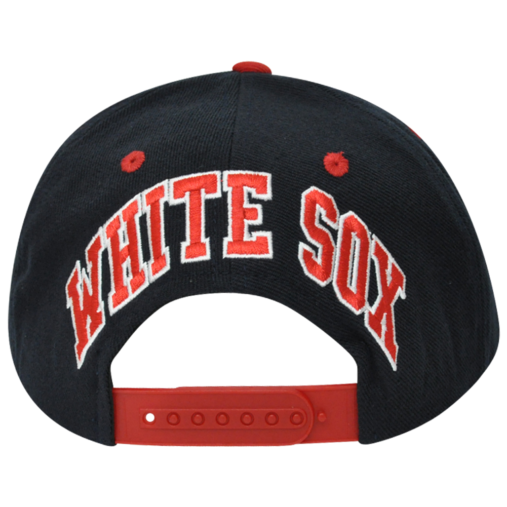 MLB American Needle Chicago White Sox Blockhead Flat Bill Snapback Hat Cap