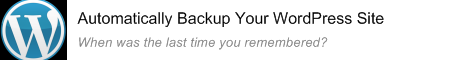 Backup WordPress