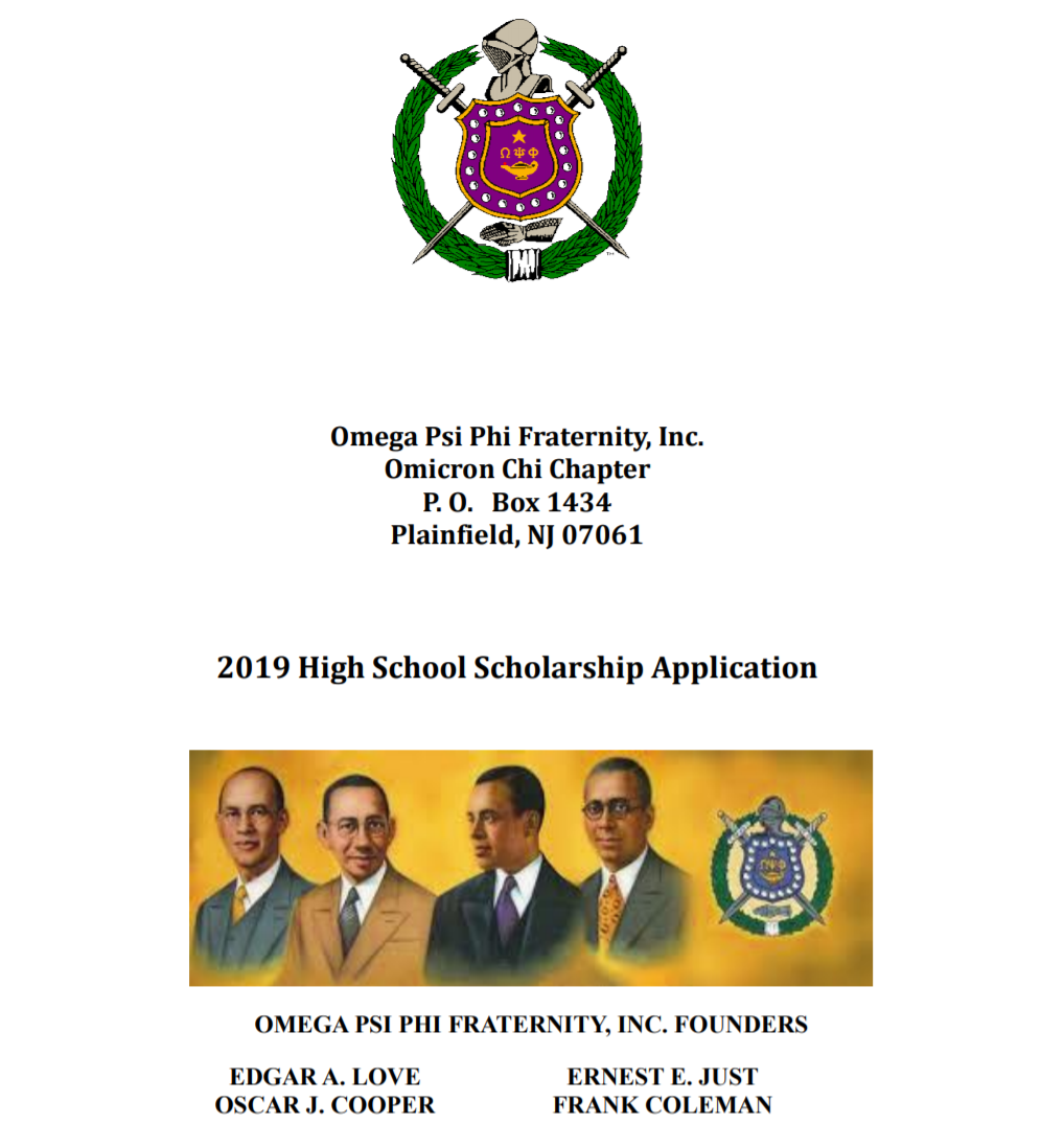 2019_H.S._Scholaship_Application
