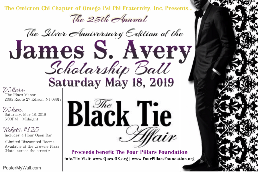 2019 Silver Anniversary James S. Avery Scholarship Ball Flyer