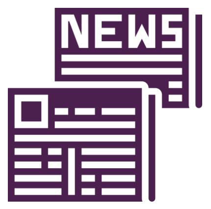 Graphic of two newspapers 