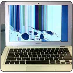Cracked Macbook Air screen
