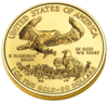 Gold 2012 American Eagle 1 oz. Bullion coin from the US Mint