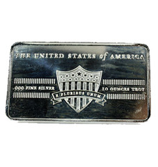 Silver 10 oz. Generic Mint bullion bar