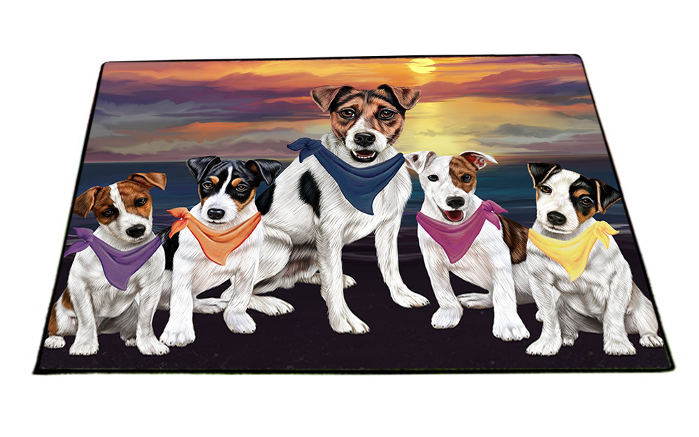 Jack Russell Dog Floor Mat Personalized Pet Door Mat Valentine Day NWT - Foto 29 di 44