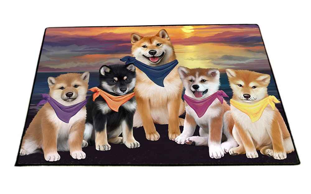 Shiba Inu Dog Floor Mat Personalized Pet Door Mat Valentine Day NWT - Picture 31 of 46