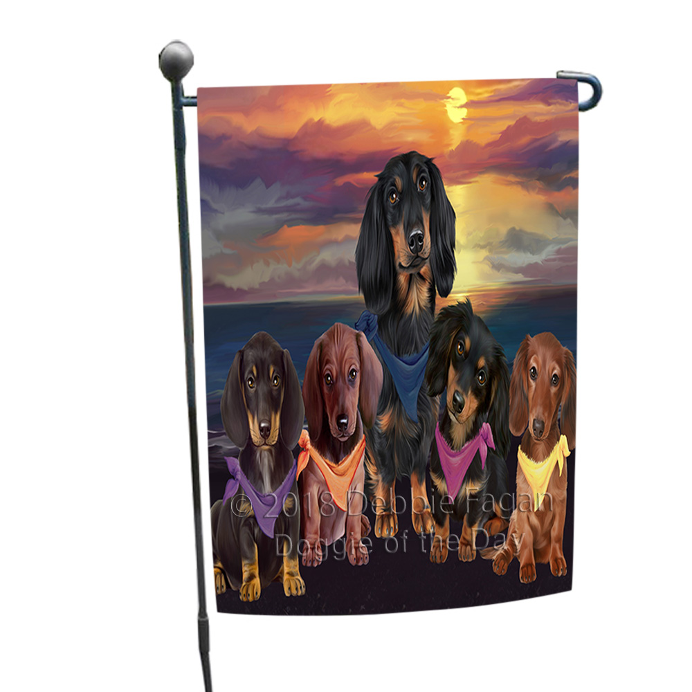Dachshund Dog Garden Flag Personalized Double Sided 12.5"x18" Many Designs NWT - Picture 59 of 88
