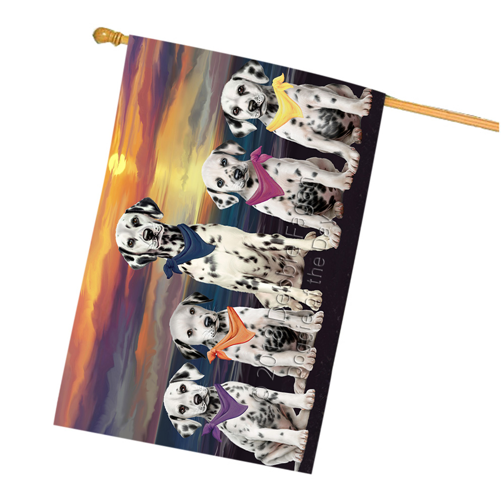 Dalmatian Dog House Flag Holiday Double Sided 28"x40" Many Designs NWT NEW - Picture 32 of 83