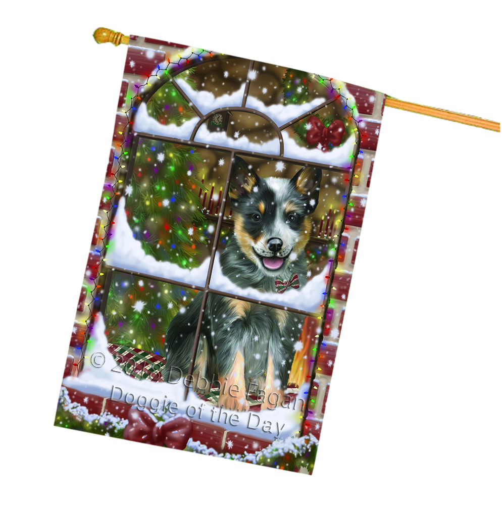 Blue Heeler Dog House Flag Christmas Double Sided 28"x40" Many Designs NWT NEW - Picture 60 of 72