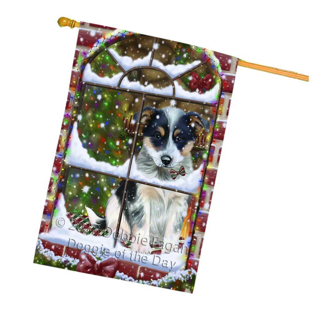 Blue Heeler Dog House Flag Christmas Double Sided 28"x40" Many Designs NWT NEW - Picture 61 of 72