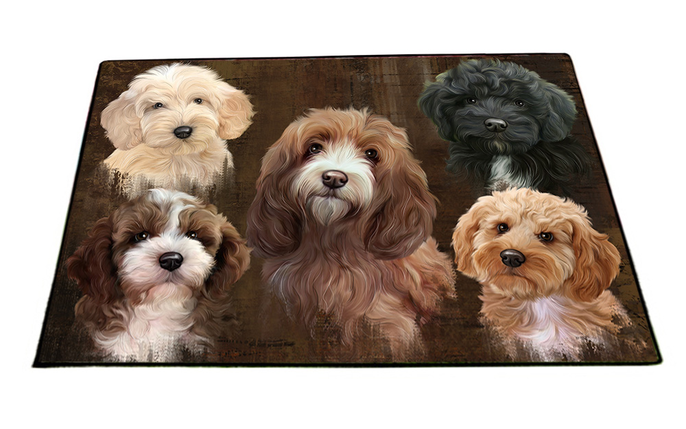 Cockapoo Dog Floor Mat Personalized Pet Door Mat Valentine Day NWT - Picture 28 of 46