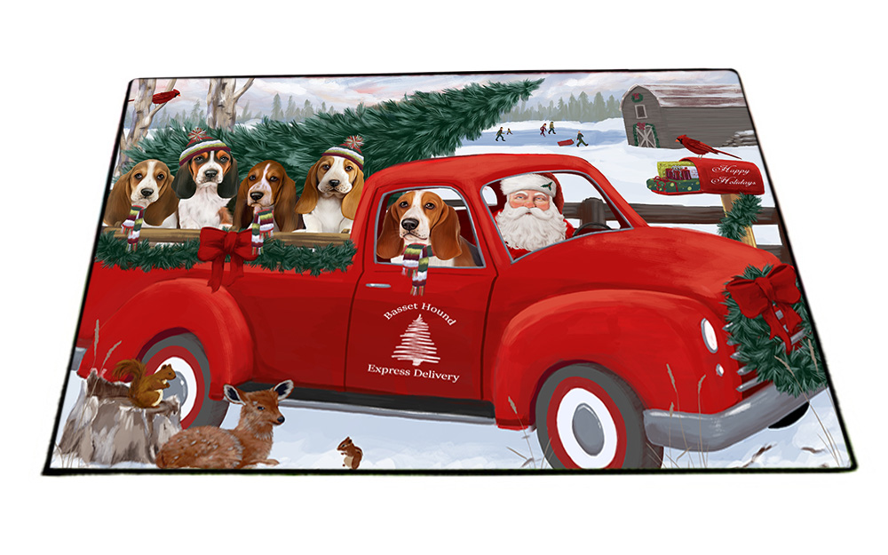Basset Hound Dog Floor Mat Personalized Pet Door Mat Valentine Day NWT - Picture 10 of 44