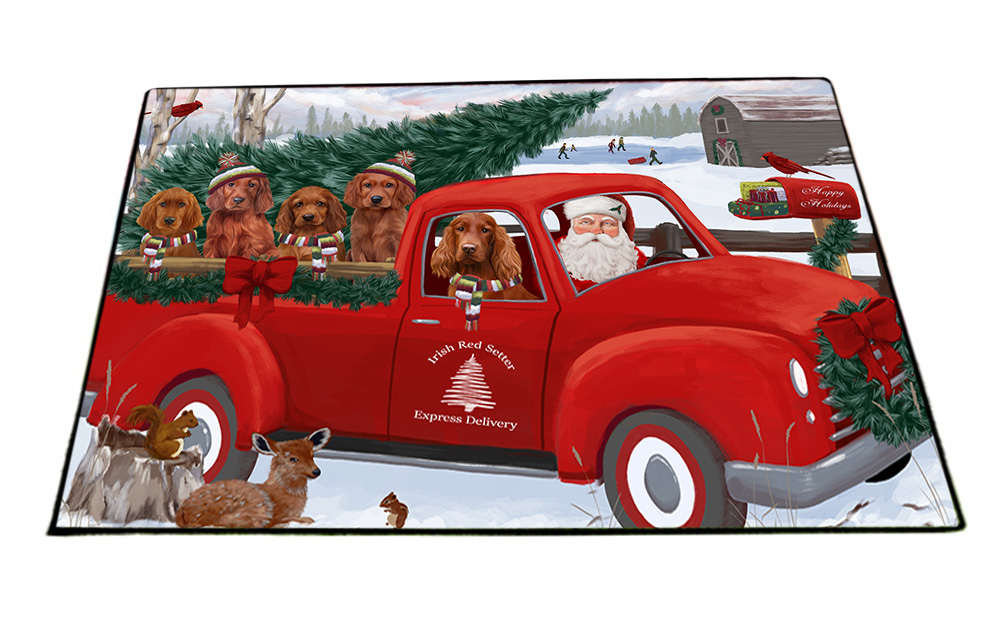 Irish Setter Dog Floor Mat Personalized Pet Door Mat Valentine Day NWT - Picture 11 of 49