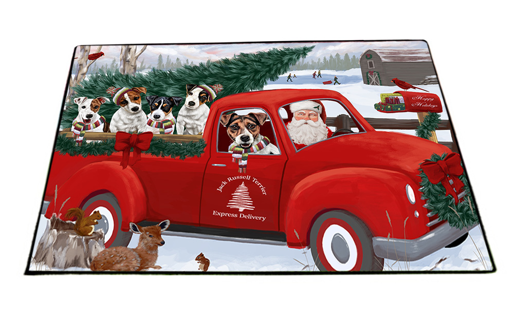 Jack Russell Dog Floor Mat Personalized Pet Door Mat Valentine Day NWT - Foto 11 di 44