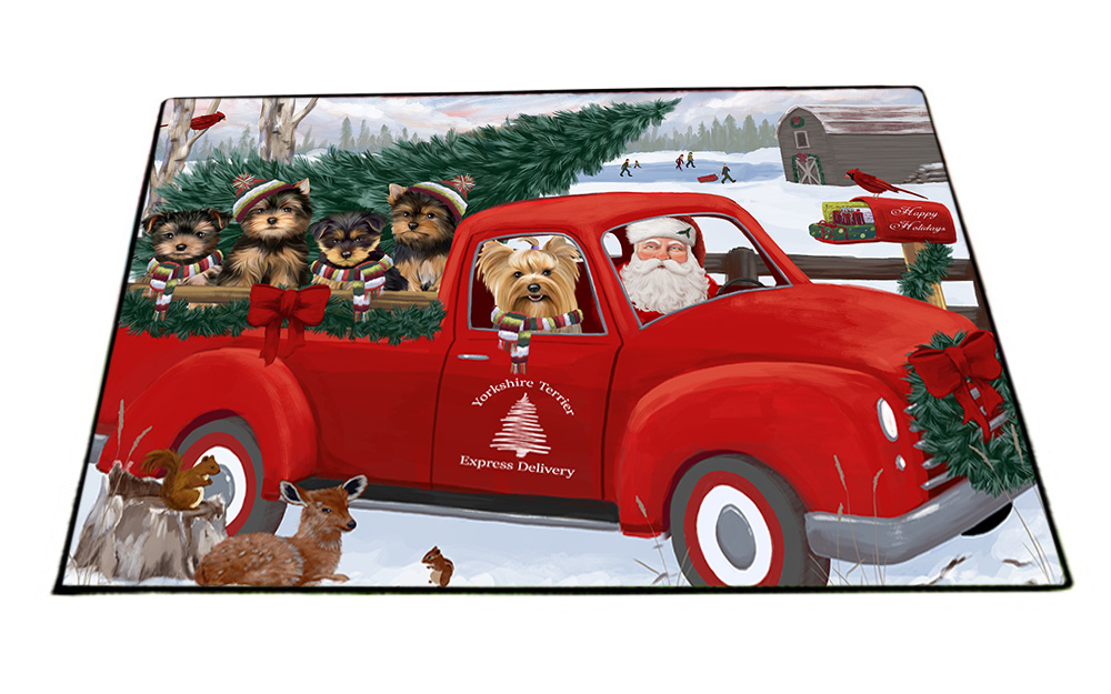 Yorkshire Terrier Dog Floor Mat Personalize Pet Door Mat Valentine Day NWT - Picture 11 of 58