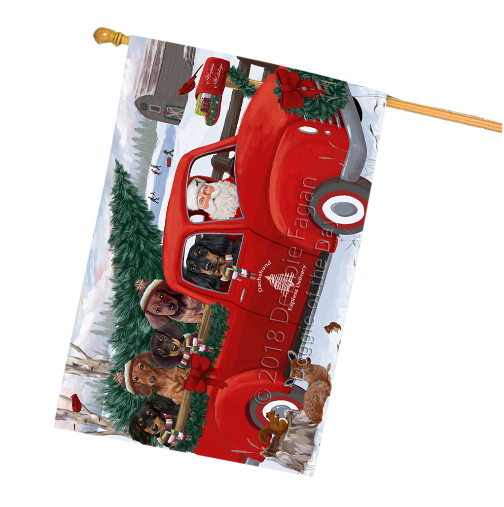 Dachshund Dog House Flag Holiday Double Sided 28"x40" Many Designs NWT NEW - Picture 95 of 95