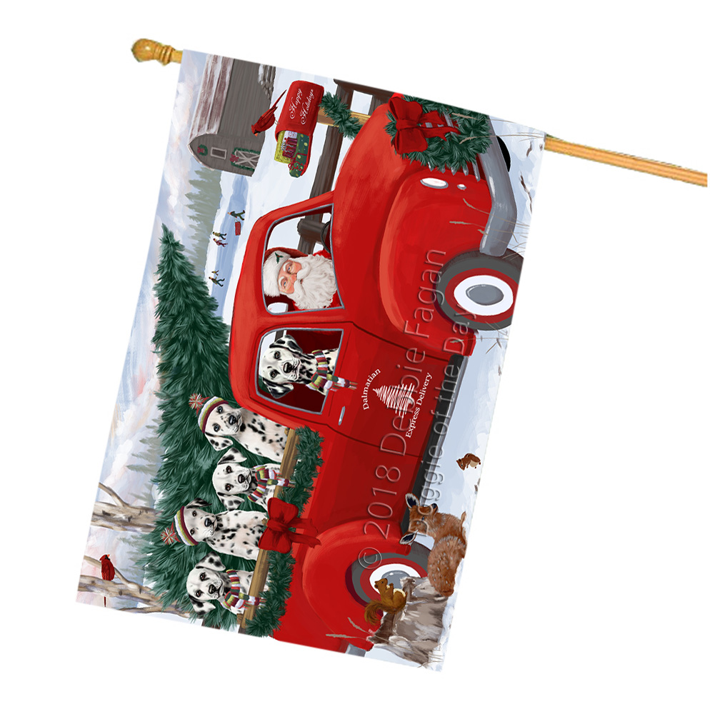 Dalmatian Dog House Flag Holiday Double Sided 28"x40" Many Designs NWT NEW - Picture 83 of 83