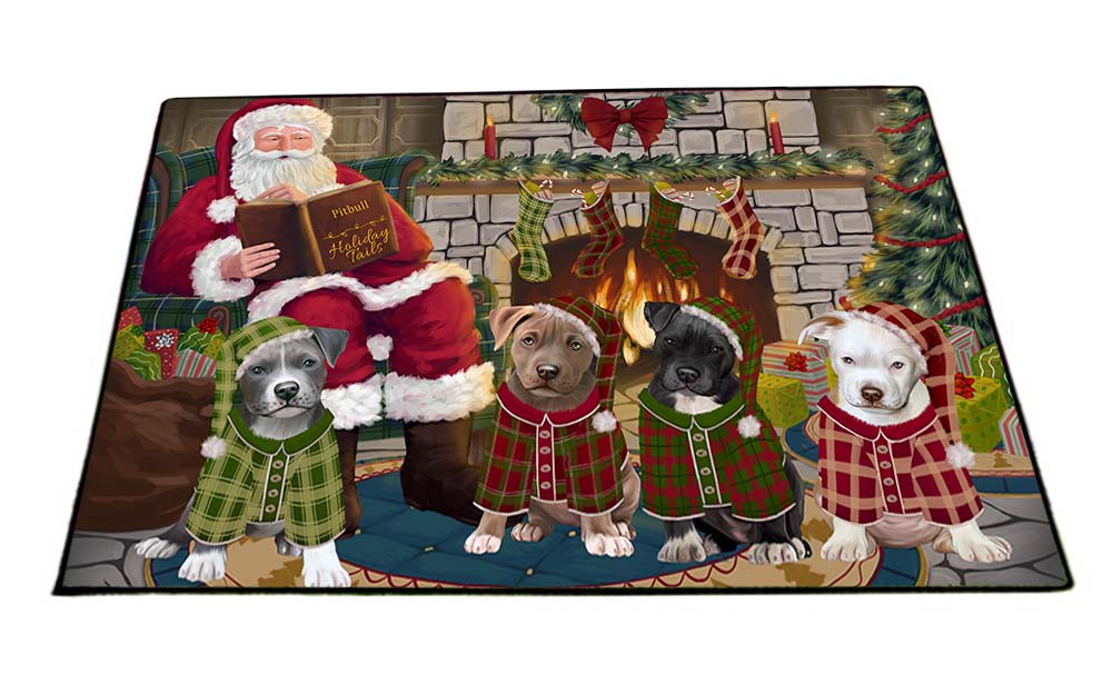 Pit Bull Dog Floor Mat Personalized Pet Door Mat Valentine Day NWT - Picture 15 of 36