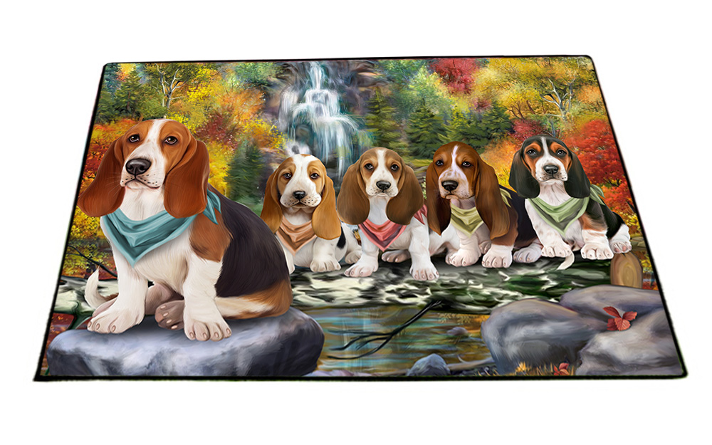 Basset Hound Dog Floor Mat Personalized Pet Door Mat Valentine Day NWT - Picture 38 of 44