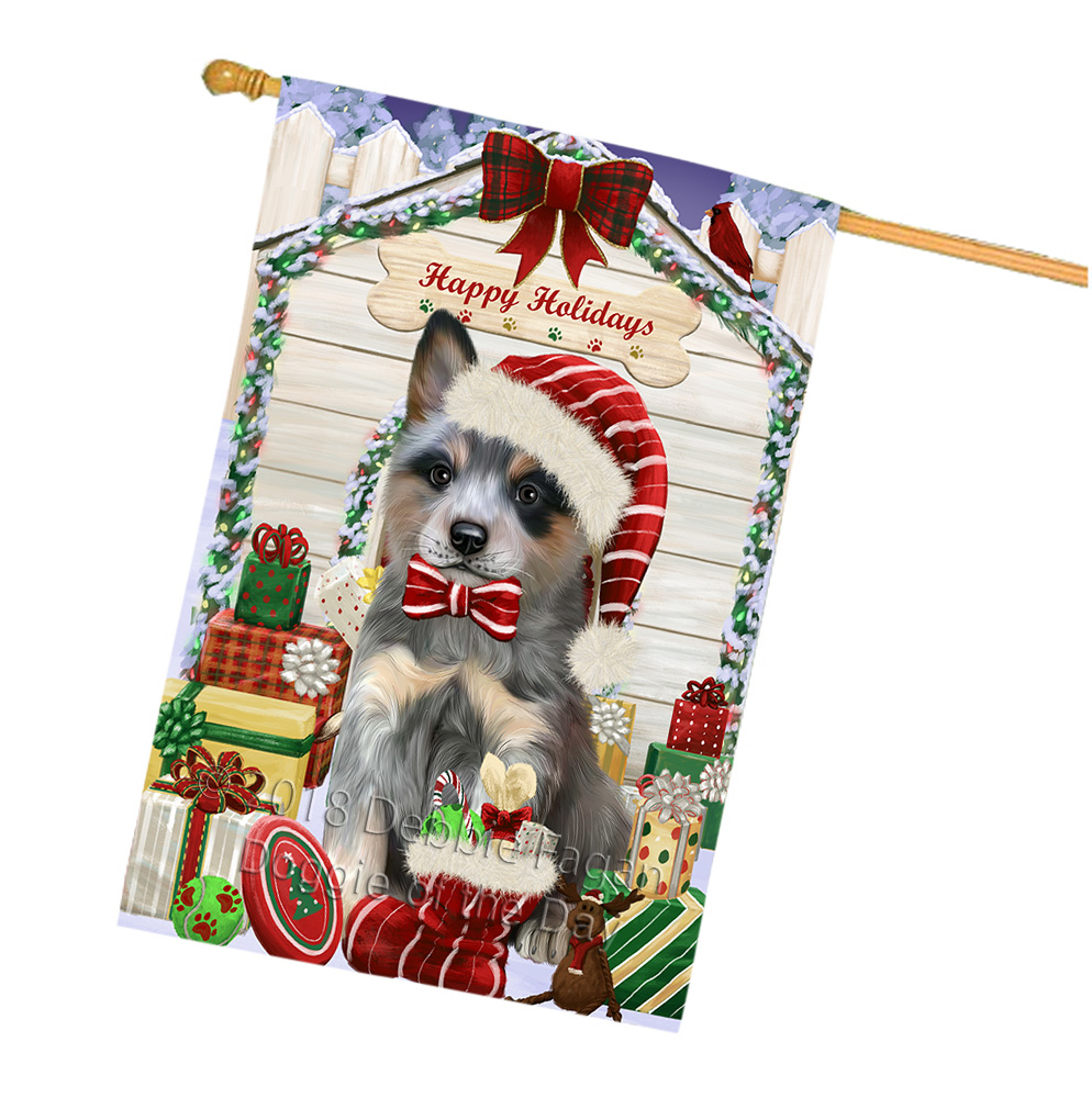 Blue Heeler Dog House Flag Christmas Double Sided 28"x40" Many Designs NWT NEW - Picture 18 of 72