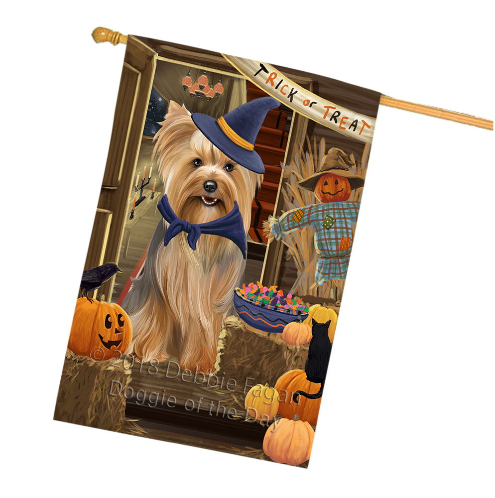 Yorkshire Terrier Dog House Flag Holiday Double Sided 28"x40" Designs NWT NEW - Picture 34 of 89
