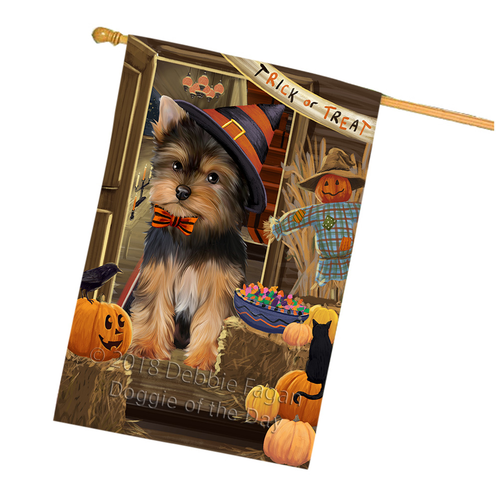 Yorkshire Terrier Dog House Flag Holiday Double Sided 28"x40" Designs NWT NEW - Picture 38 of 89