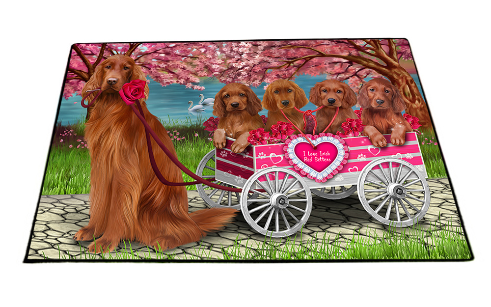 Irish Setter Dog Floor Mat Personalized Pet Door Mat Valentine Day NWT - Picture 46 of 49