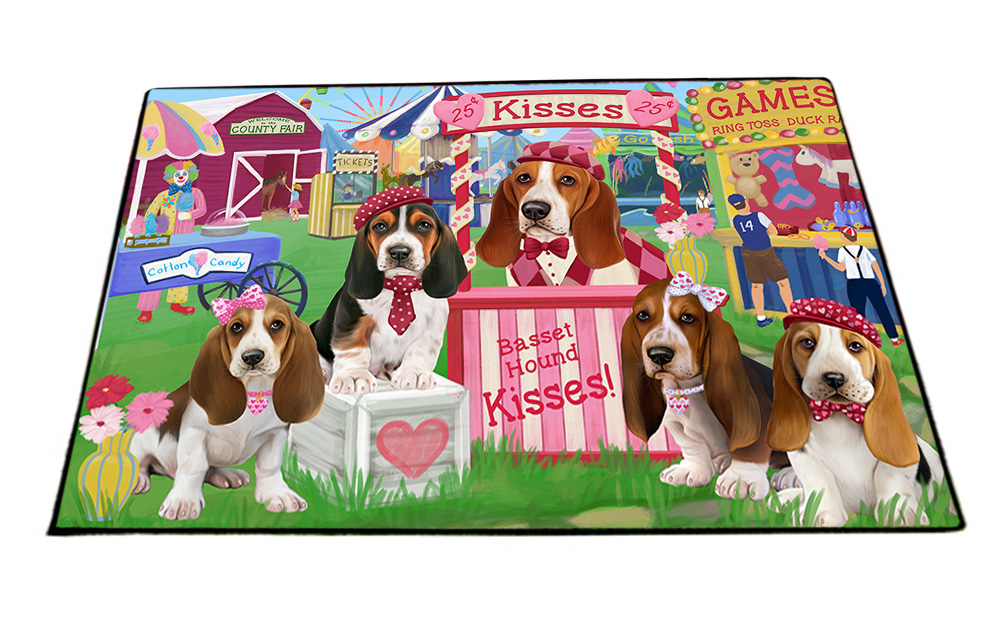 Basset Hound Dog Floor Mat Personalized Pet Door Mat Valentine Day NWT - Picture 22 of 44