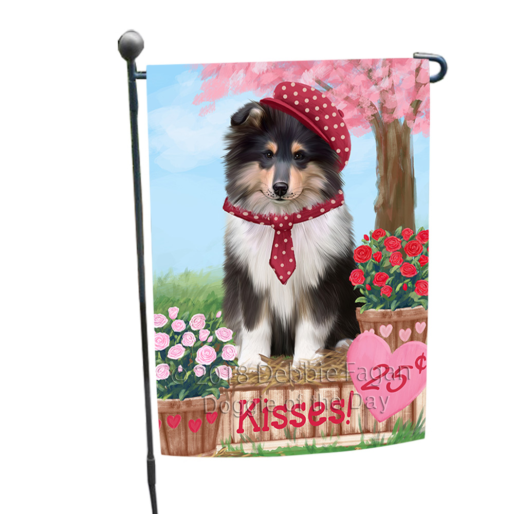 Rough Collie Dogs Garden Flag Personalized Double Sided Many Designs ...