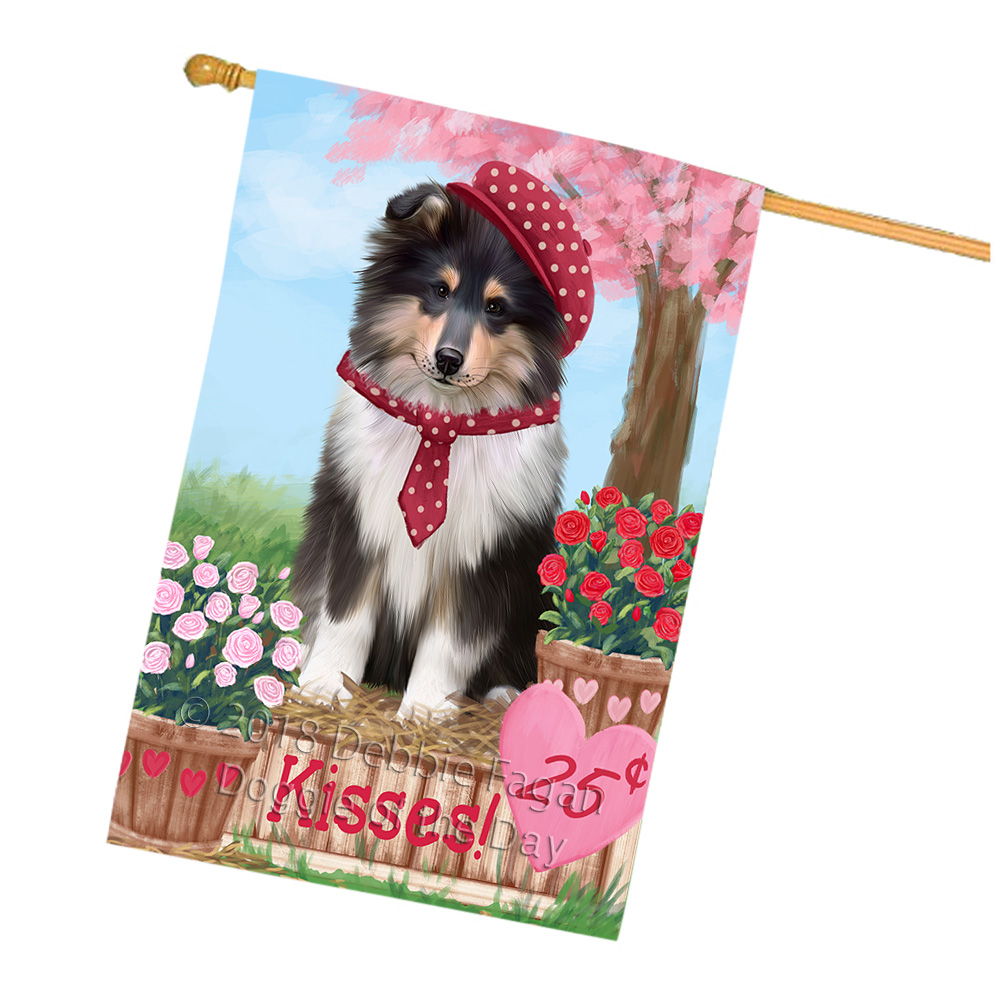 Rough Collie Dog House Flag Holiday Double Sided 28"x40" Many Designs NWT NEW - Picture 22 of 73