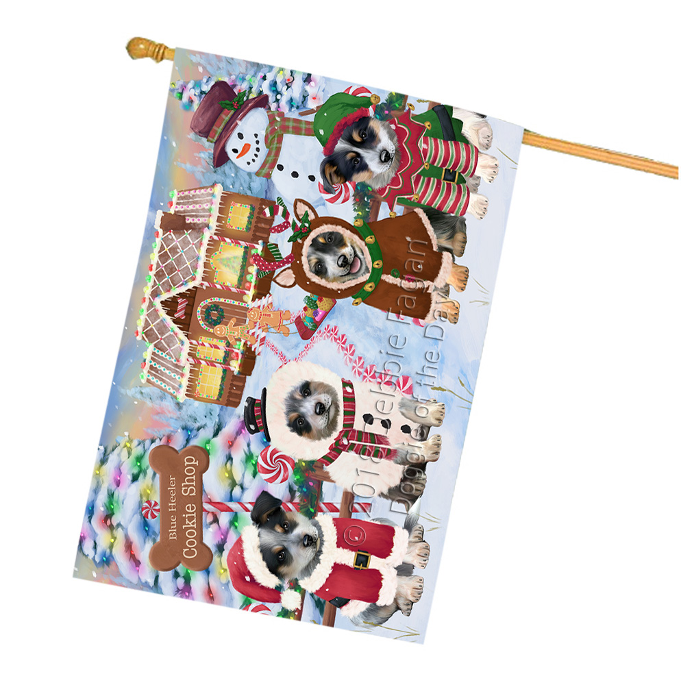 Blue Heeler Dog House Flag Christmas Double Sided 28"x40" Many Designs NWT NEW - Picture 26 of 72