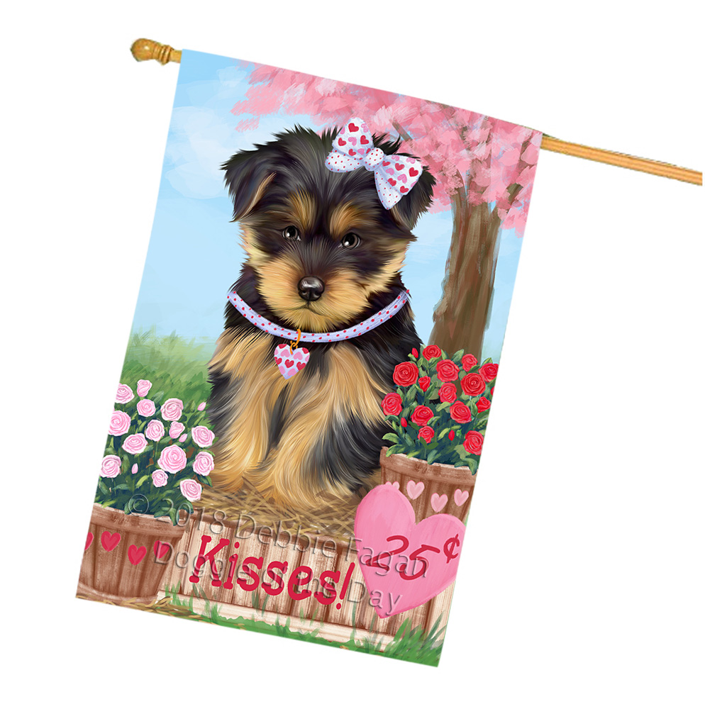Yorkshire Terrier Dog House Flag Holiday Double Sided 28"x40" Designs NWT NEW - Picture 17 of 89