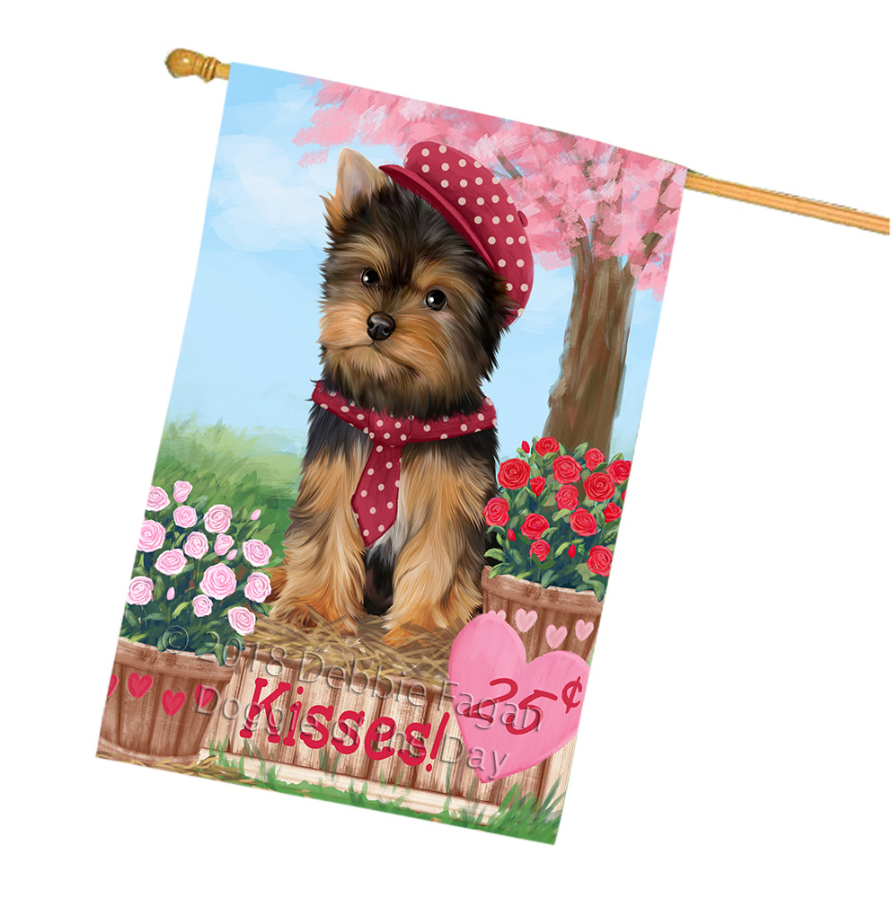 Yorkshire Terrier Dog House Flag Holiday Double Sided 28"x40" Designs NWT NEW - Picture 18 of 89