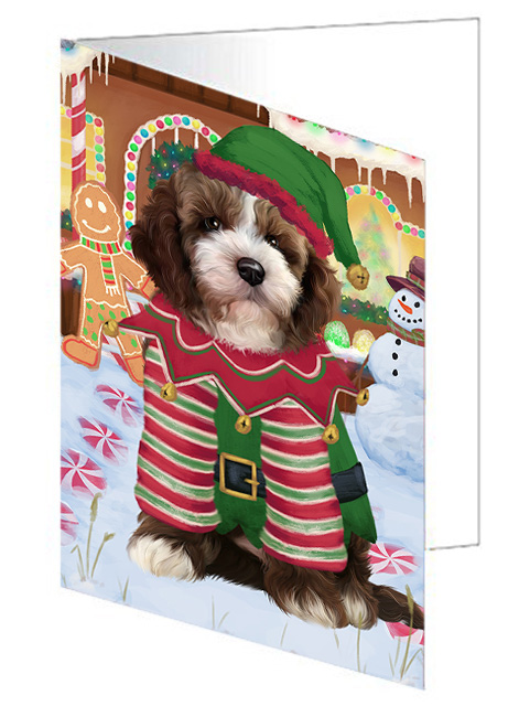 Christmas Gingerbread Elf Dog Cat Pet Photo Lovers Greeting Invitation Card - Picture 38 of 101