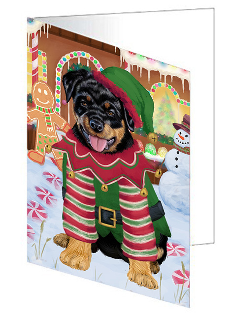 Christmas Gingerbread Elf Dog Cat Pet Photo Lovers Greeting Invitation Card - Picture 74 of 101