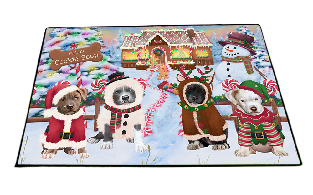 Pit Bull Dog Floor Mat Personalized Pet Door Mat Valentine Day NWT - Picture 16 of 36