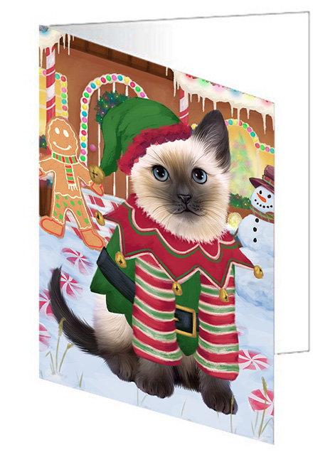 Christmas Gingerbread Elf Dog Cat Pet Photo Lovers Greeting Invitation Card - Picture 85 of 101