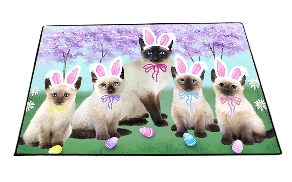 Siamese Cat Floor Mat Personalized Pet Door Mat Valentine Day NWT - Picture 36 of 48