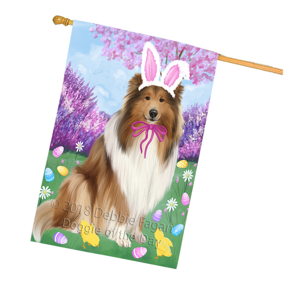 Rough Collie Dog House Flag Holiday Double Sided 28"x40" Many Designs NWT NEW - Picture 26 of 73