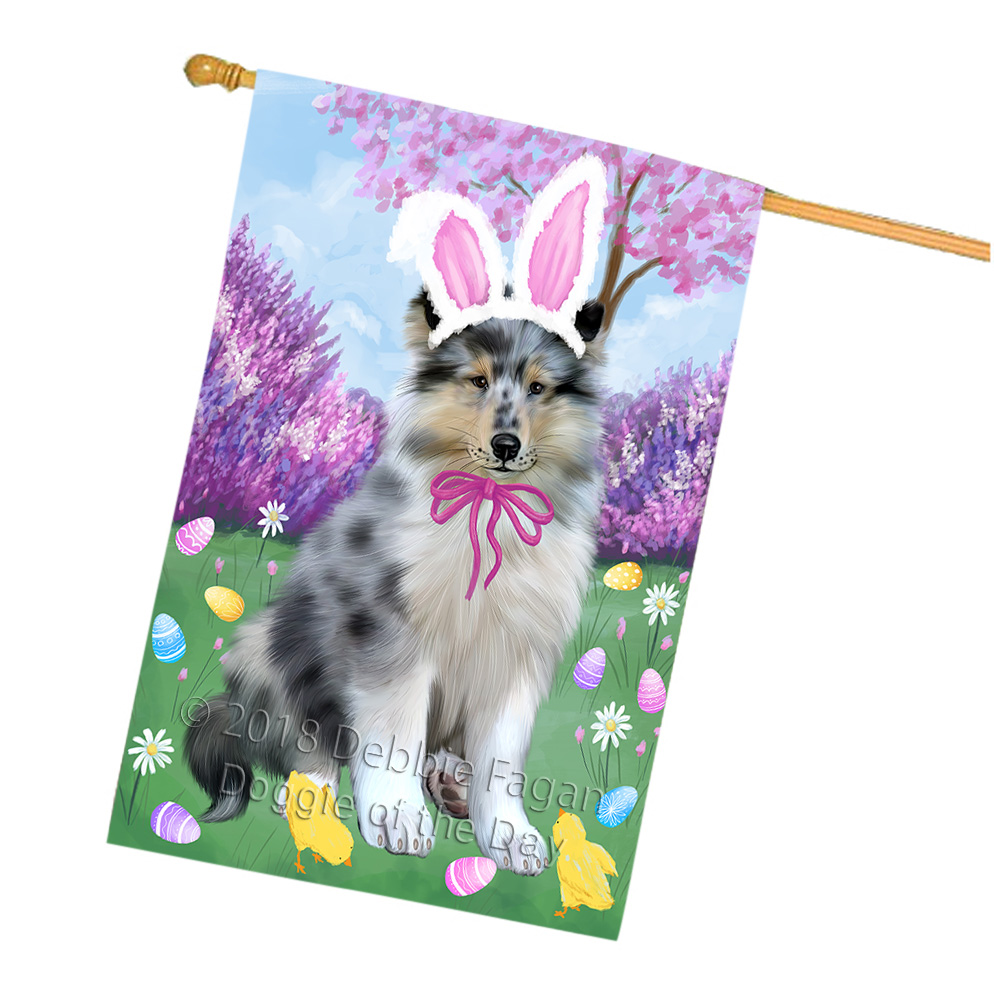 Rough Collie Dog House Flag Holiday Double Sided 28"x40" Many Designs NWT NEW - Picture 29 of 73