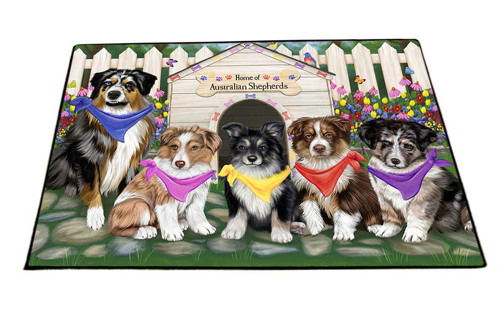 Australian Shepherd Dog Floor Mat Personalized Door Mat Valentine Day NWT - Picture 44 of 63