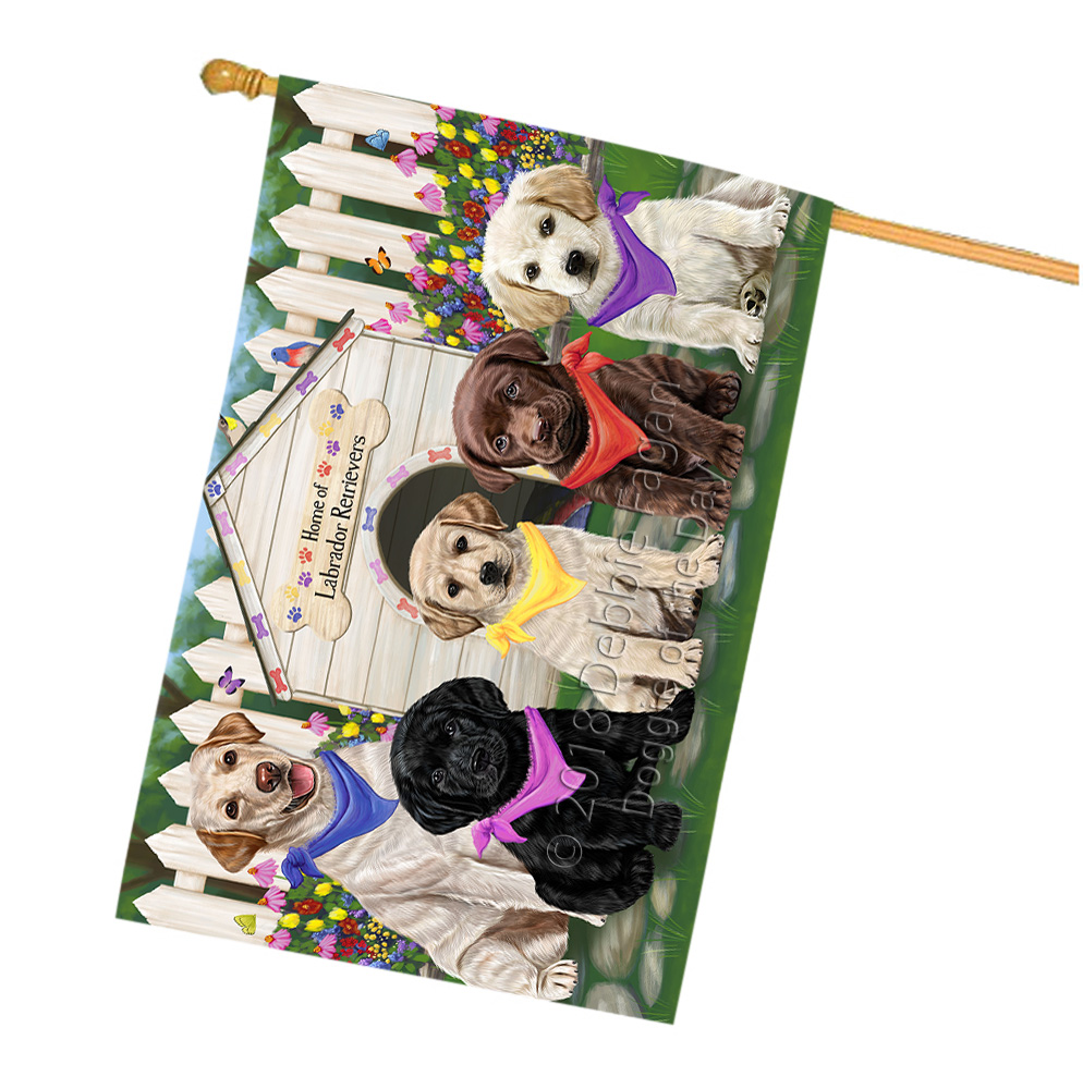 Labrador Dog House Flag Holiday Double Sided 28"x40" Many Designs NWT NEW - Picture 91 of 92
