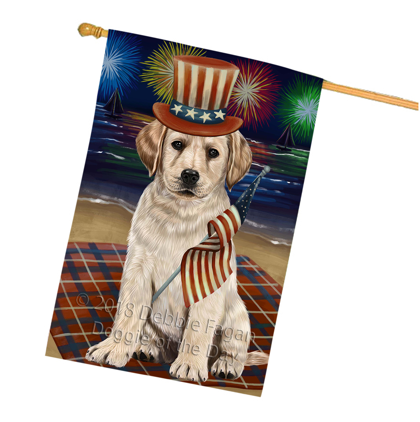 Labrador Dog House Flag Holiday Double Sided 28"x40" Many Designs NWT NEW - Picture 13 of 92