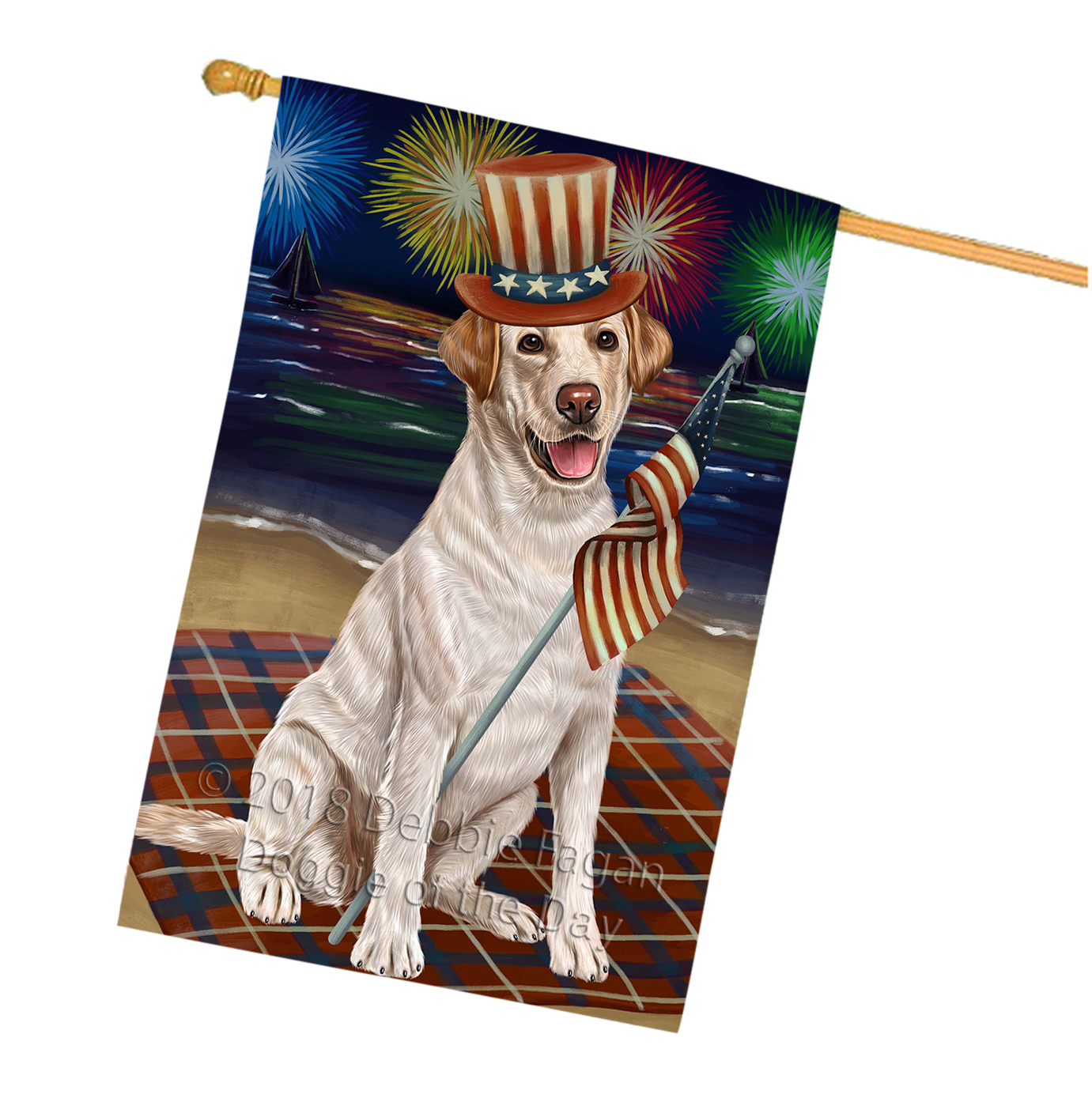 Labrador Dog House Flag Holiday Double Sided 28"x40" Many Designs NWT NEW - Picture 14 of 92