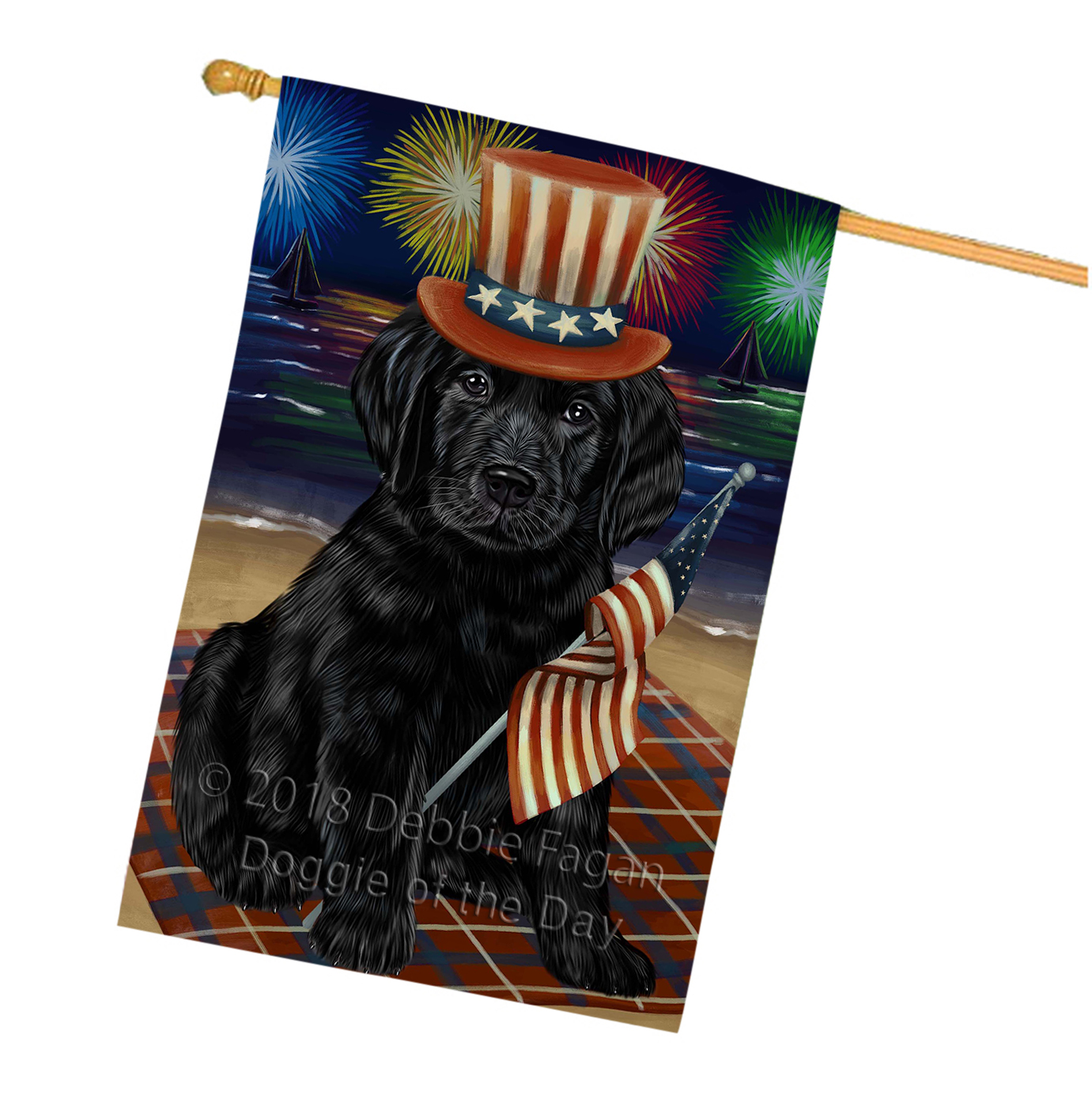 Labrador Dog House Flag Holiday Double Sided 28"x40" Many Designs NWT NEW - Picture 16 of 92