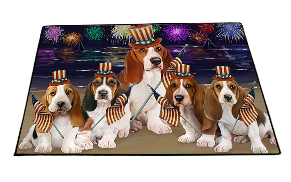 Basset Hound Dog Floor Mat Personalized Pet Door Mat Valentine Day NWT - Picture 31 of 44