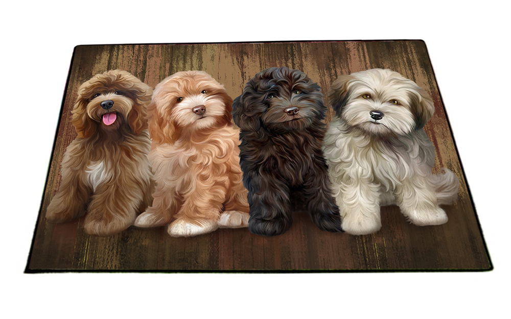 Cockapoo Dog Floor Mat Personalized Pet Door Mat Valentine Day NWT - Picture 29 of 46