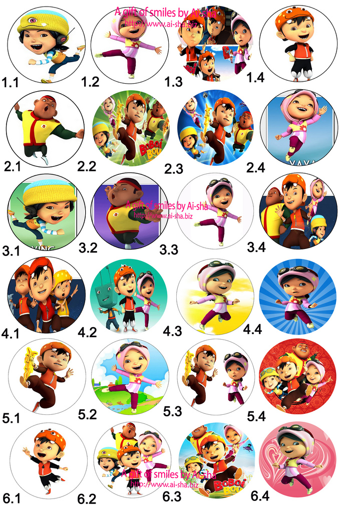 Edible Image Boboiboy