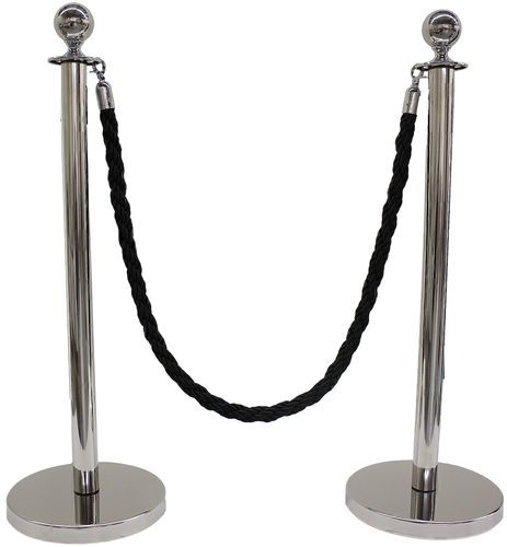 BRAND NEW 3 PCS DECORATIVE ROPE STANCHION SET 